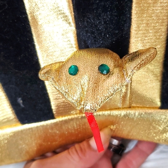 Spirit Halloween Egyptian Pharaoh Cleopatra Dress & Pharaoh Hat Women Sz M(8-10) - Picture 9 of 17